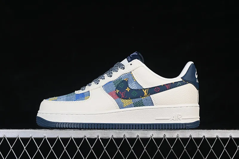All categories Nk Air Force 1 Air Force series Nk Air Force 1 Low Air Force low-top Nike Air Force 1'07 Low LV joint beige color print Air Force 1 low-top casual sneakers LD1999-005